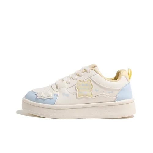 HUANQIU Водонепроницаемый устойчивый к истиранию баланс низкий топ скейтборд обувь женский синий желтый