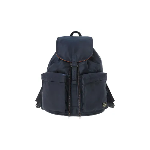 PORTER Нейлон Рюкзак Унисекс Темно-синий