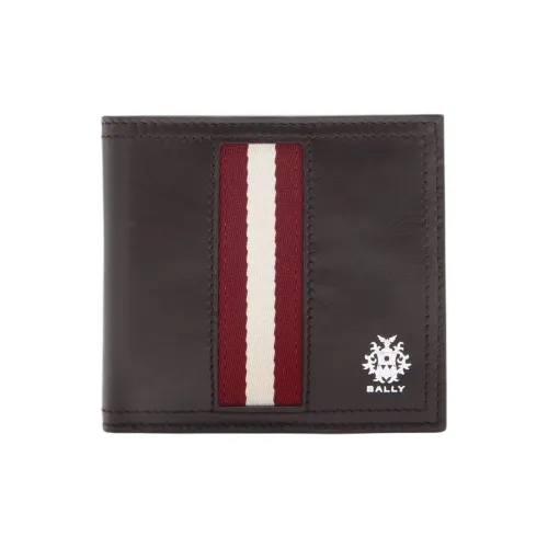 BALLY Телячья кожа Кошелек Стандартный Мужской Коричневый