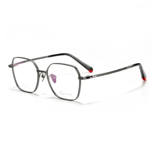 SUPER SUNG Чистый титан Нерегулярная форма Оправы для очков Унисекс