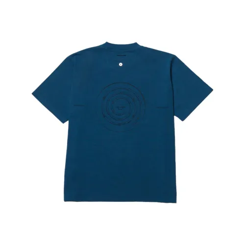 OMAR AFRIDI Серый Синий Мужская T-Рубашка