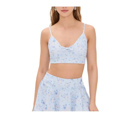 LOVESHACKFANCY Whisper Blue Women's Bra