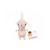 Розово-белый чихуахуа с подвеской, кормящий пудинг