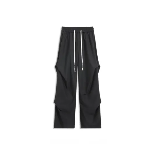 HSWLD Черные Унисекс Повседневные Штаны