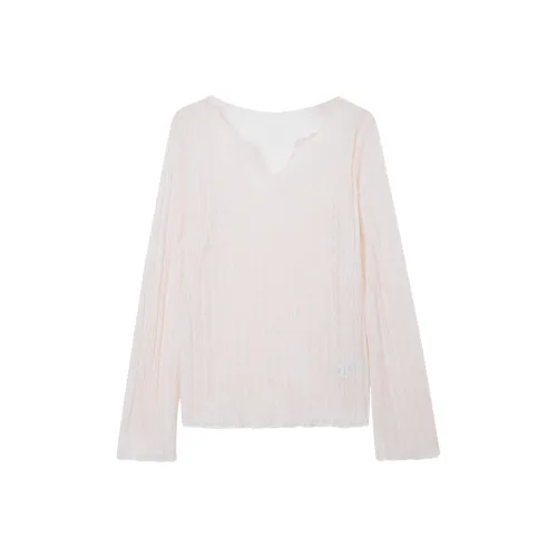 SUSANSAN Молоко Белый Женский Трикотаж