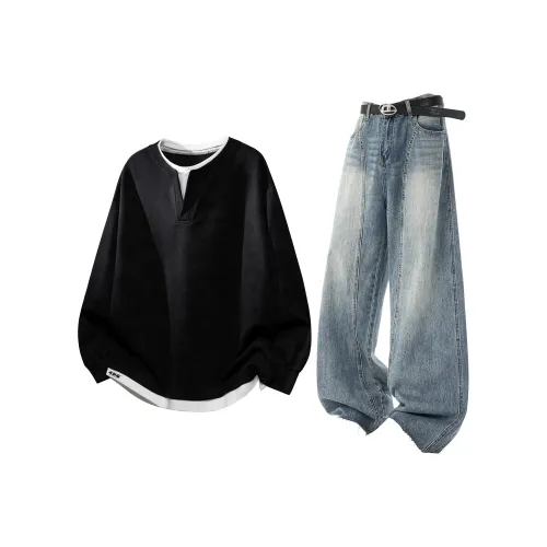 ZIRUNGE Унисекс Свитшот Комплекты