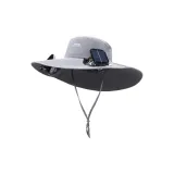 Светло-серый веер Hats