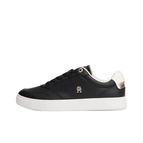 Tommy Hilfiger TH Monogram Low Топ Скейтборд Кроссовки Женские Черные