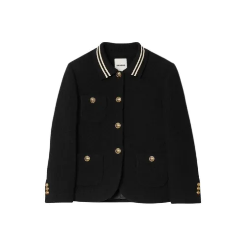 Sandro Черные Женские Куртки