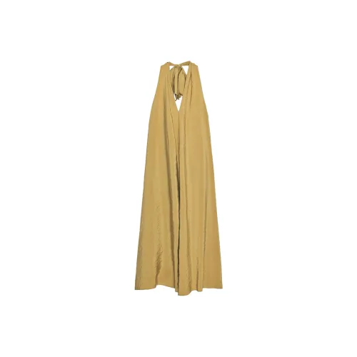 ZARA Оливково-зеленый Женские Слип-платья