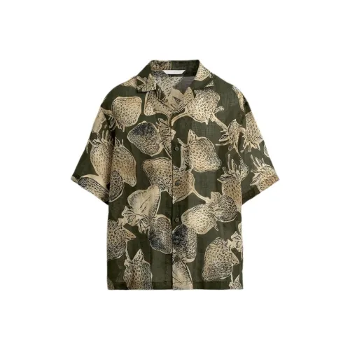 ZARA Khaki Мужские Рубашки