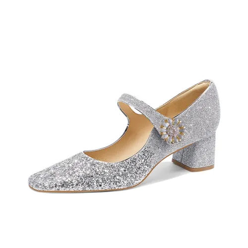 LOLY Грубый каблук Мэри Джейн туфли 5CM Женские