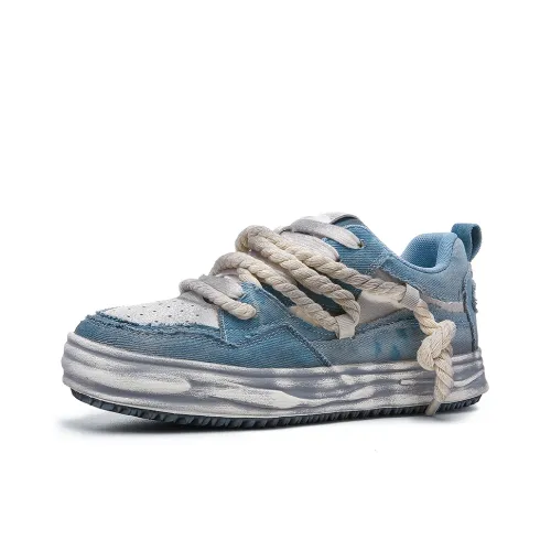 TKRS Износостойкий и Легкий Низкий Топ Скейтборд Кроссовки Мужские Светло-Синие