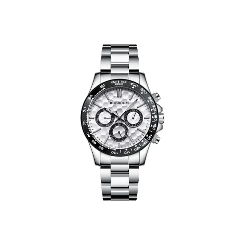 ROERDUM Ditan Collection Механический механизм ремешок из нержавеющей стали мужские часы белый циферблат