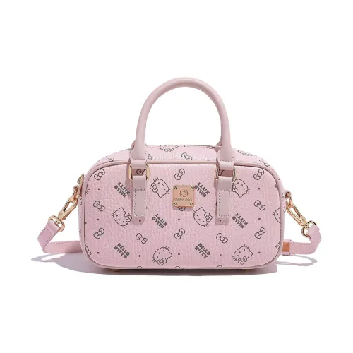 Санрио Hello Kitty ПУ (полиуретан) Сумка через плечо Сумка Обычная Женская Розовая Молочно-чайная Коричневая