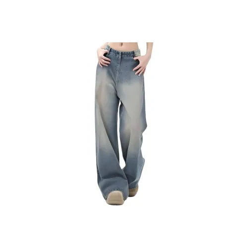 YEARNED Blue Women's Jeans YEARNED Синий Женские Джинсы