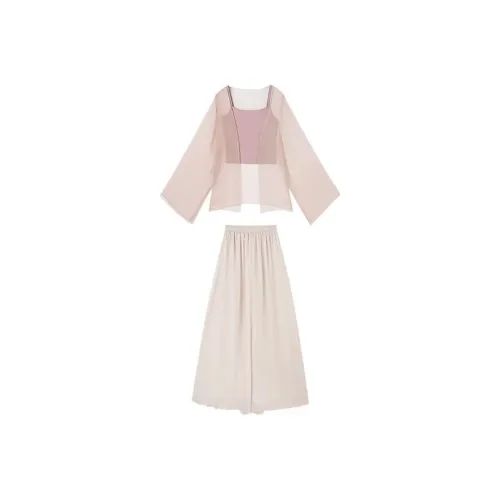 Giyu Розовый Женские Комплекты с Юбкой