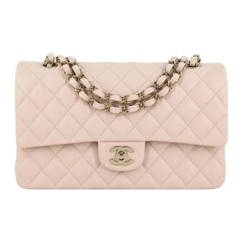 CHANEL Classic Flap CF с рельефной телячьей кожей ручная сумка сумка через плечо женская сливовый цвет