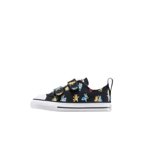Bluey x Converse Chuck Taylor All Star Low Топ Детские Кеды Черные для детей 3-7 лет