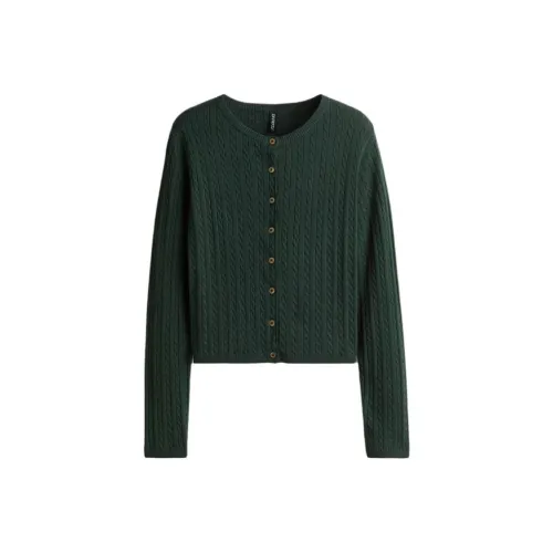 H&M Темно-зеленый Женский Трикотаж