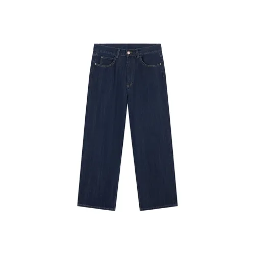 MARK ROBERTSON Темно-синий Унисекс Джинсы