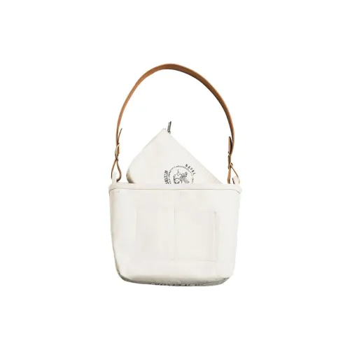 MADEN Amekaji Холст Комбо Сумка Сумка через плечо Сумка на плечо Средняя Унисекс Белый