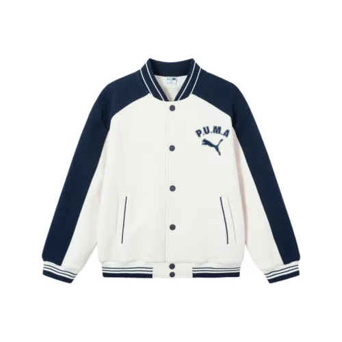 PUMA Белый Синий Тон 00318 Kids Бейсбольная Джерси