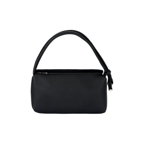 LONGCHAMP Le Roseau Коровья кожа Сумка через плечо Средняя Женская Черная