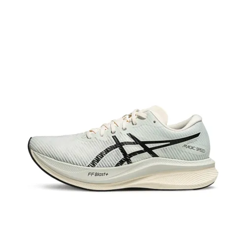 ASICS Magic Speed 3,0 Легкий Отскок Низкий Топ Гоночные Беговые Кроссовки Женские Синий Черный