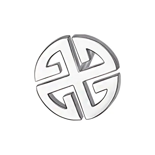 QIANFANGDAHUANGYE Титановые стальные серьги-гвоздики для мужчин