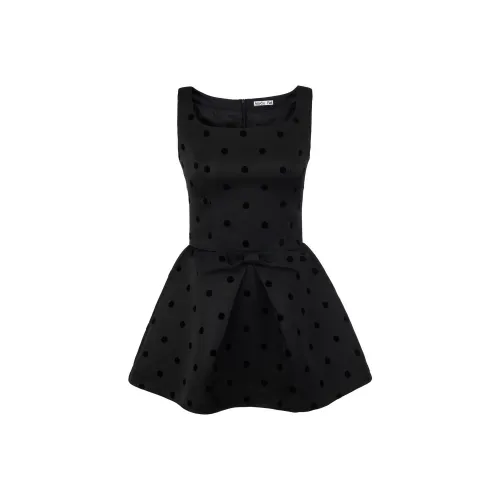 AYF Черные Женские Платья без Рукавов