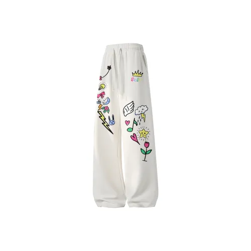 SOIE Унисекс Повседневные Брюки