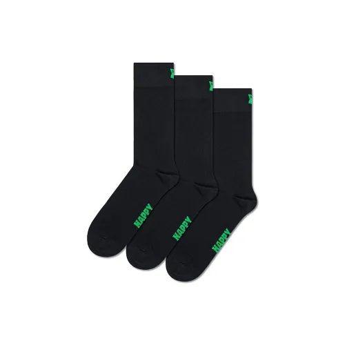 Happy Socks Взрослые 3 пачки носков Crew Унисекс MID Носки до икры