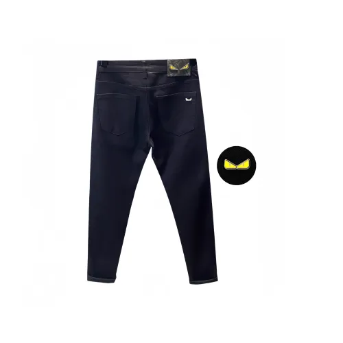 CAT'S PAW Черный Унисекс Джинсы