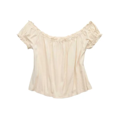 AMERICAN EAGLE Бежевые Женские T-рубашки