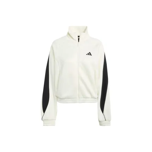 Adidas Экрю/Черный Женские Куртки