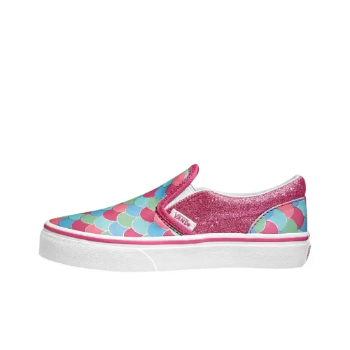 Vans Slip On Low Топ Детские Скейтбординги Розовый Подростки