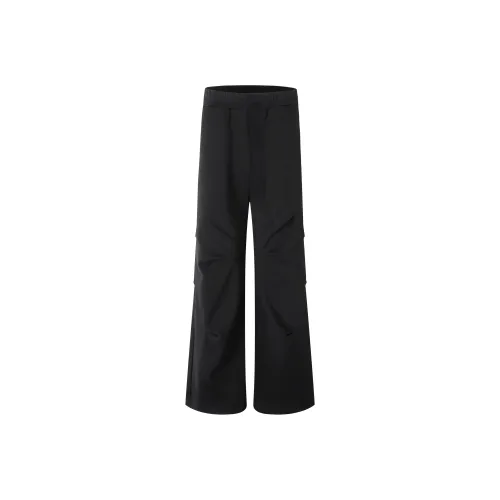 UNKNOWTAL Черные Унисекс Повседневные Брюки