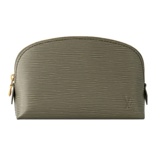 LOUIS VUITTON EPI Кожа Косметичка Маленькая Женская Зеленая