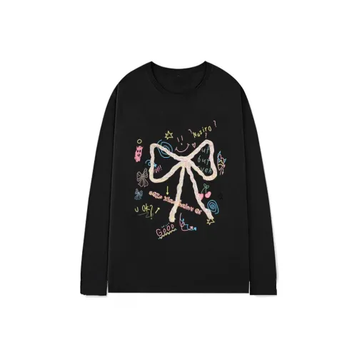 ABCMININ Черные Женские T-рубашки