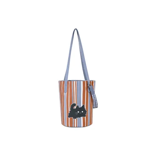 SHIJIA 320G Замша Техническая ткань Ведрообразная Сумка Плечевая сумка Женская Frizzy Кошка