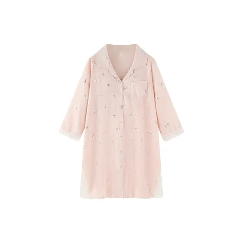 DAISONG Длинный рукав ночная рубашка Женская