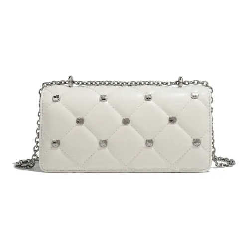 Sanrio Hello Kitty Hello Kitty PU (полиуретан) Сумка через плечо Стандартная Женская Розовый Белый Черный