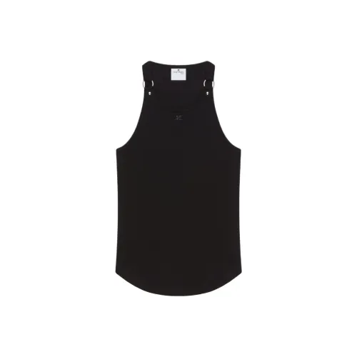 COURREGES Черный/Черный Мужские Майки