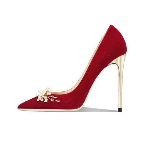 Siwei Высокие каблуки Красный Женские