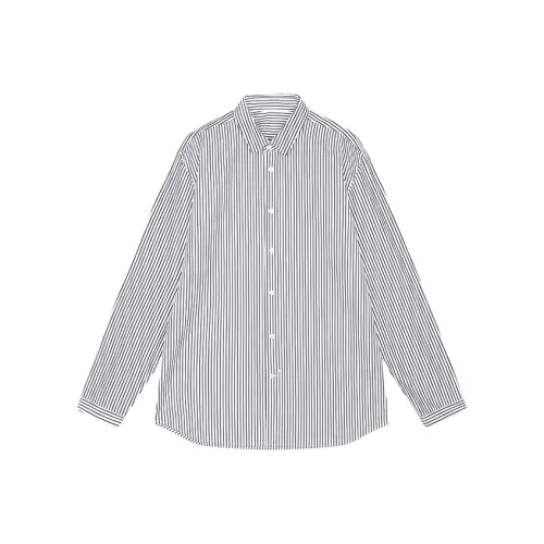 CROQUIS 977 Синий Белый Клетка Мужская Рубашка