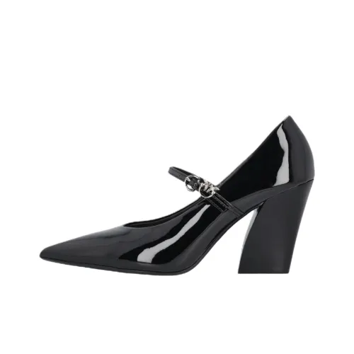 PINKO Vernice Грубый каблук Туфли Мэри Джейн 8,5 см Женские Черные