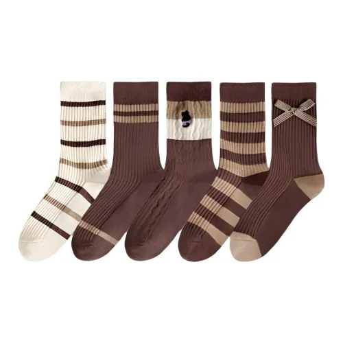 MIIOW Носки Crew Женские, упаковка из 5 пар