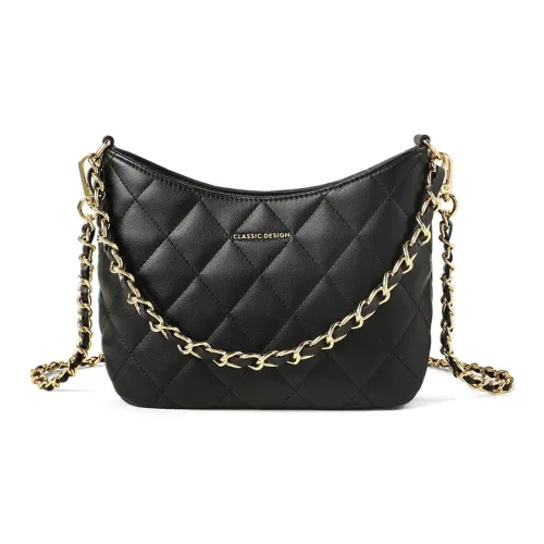 Crtnzo Kroez Сумка через плечо из коровьей кожи стандартная женская черная