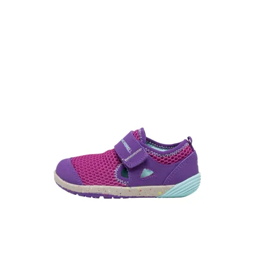 MERRELL Bare Steps H2O Little Kid Амортизация Износостойкие Детские Лифтайн Шувс Пурпурно-розовый Детский